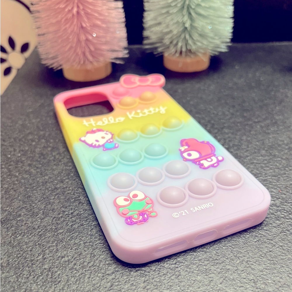 Hello kitty iPhone 13 pro max pop fidget case